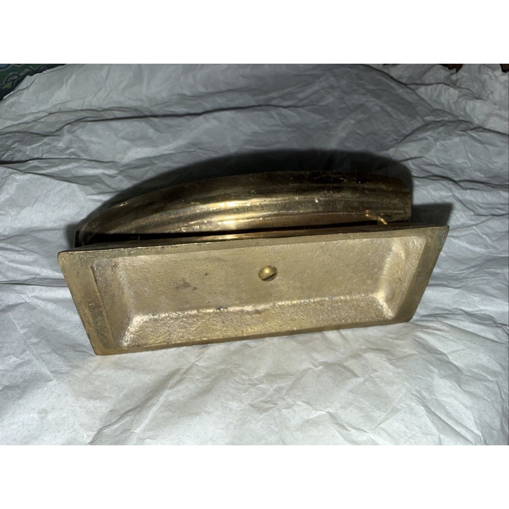 Vintage Brass Fishing Boat Ashtray Coin Tray Philadelphia Manufacturing Co - Picture 5 of 6
